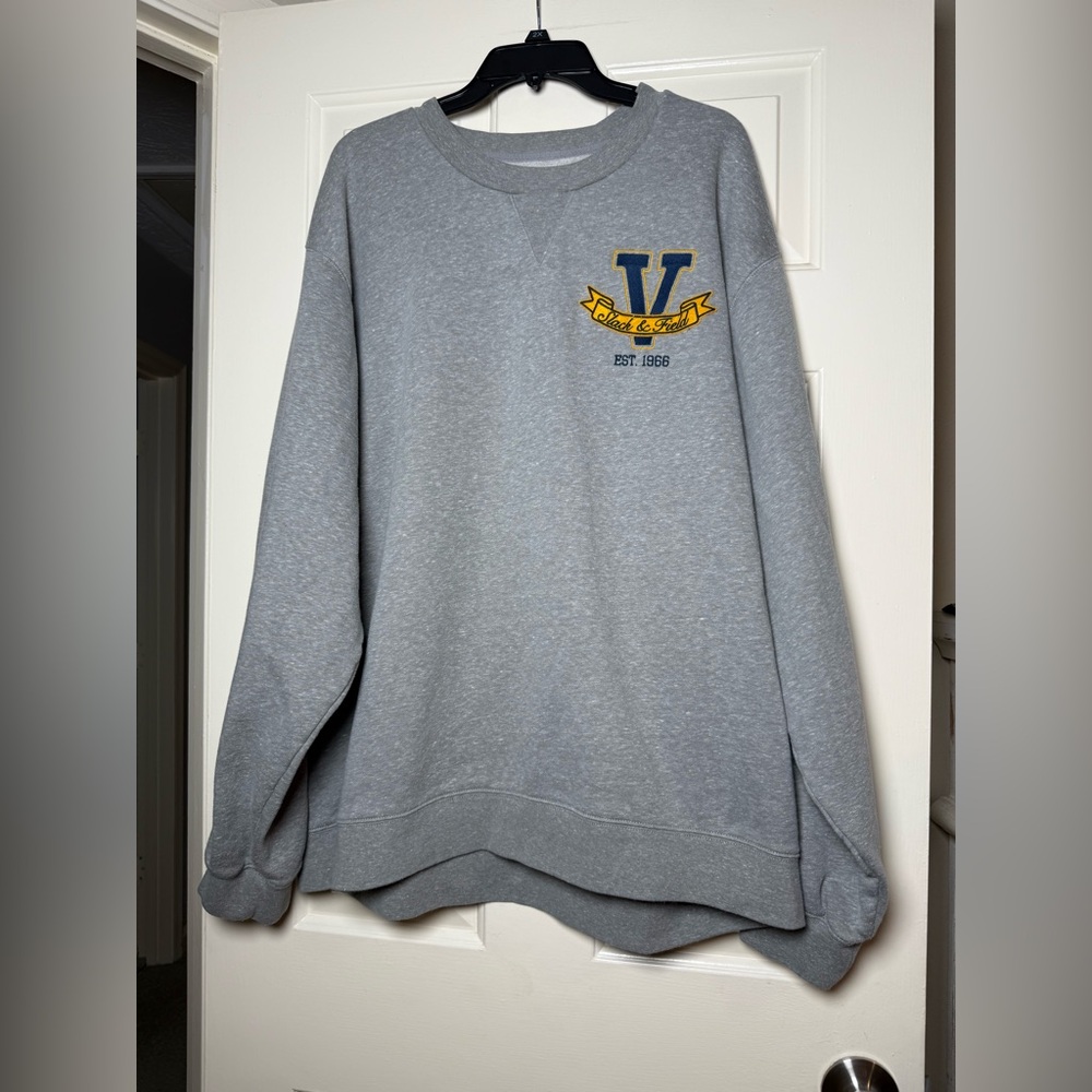 VANS‎ Men's Slack & Field Crewneck Sweatshirt Gray Long Sleeve Streetwear
